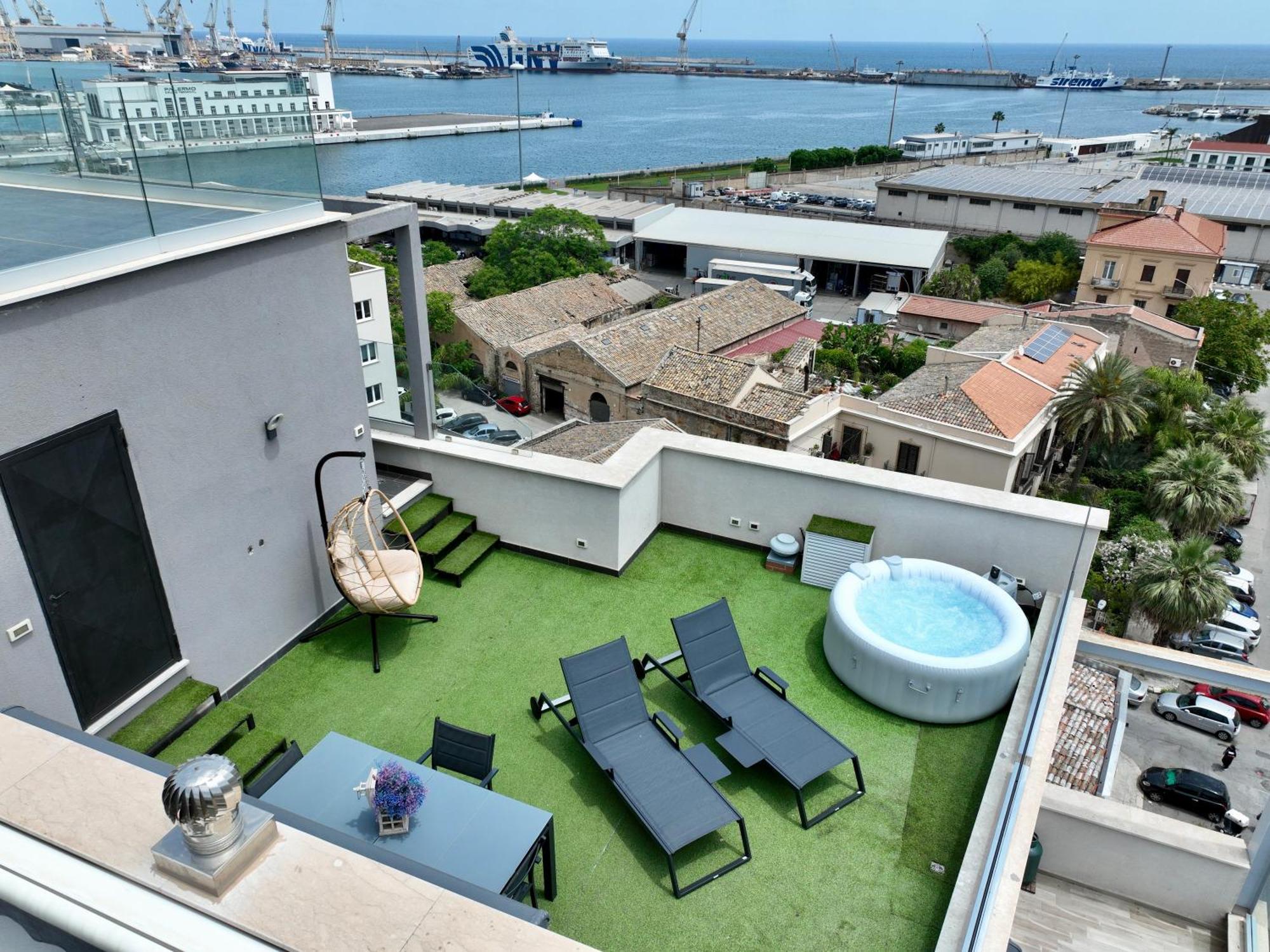 פלרמו Marina Rooftop View מראה חיצוני תמונה